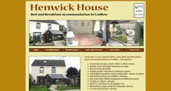 Desktop Screenshot of henwickhouse.co.uk