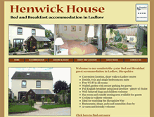 Tablet Screenshot of henwickhouse.co.uk
